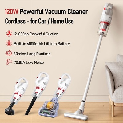 Cordless Vacuum Cleaner 4 in 1 Rechargeable Lightweight Stick Vacuum Cleaner