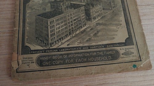 Peruna Drug Company1906 Almanac Lucky Day SB Hartman Columbus Ohio - Picture 2 of 8