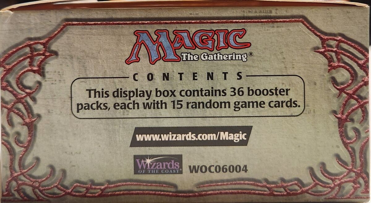 MTG: EXODUS Booster Pack display box w/36 PERFECT opening MTG: EXODUS Booster Pack display box w/36 PERFECT opening