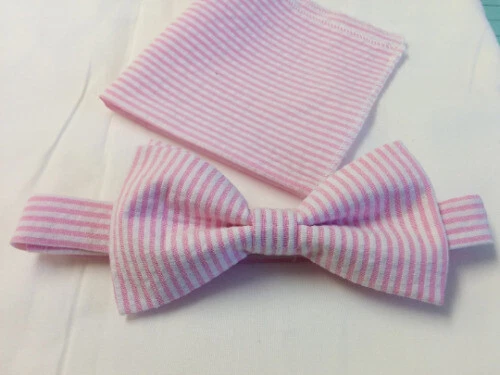 Lazos de rayas Handmade Set para hombres