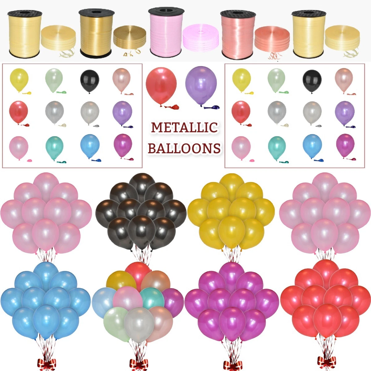 10 Ballons Latex HG95 Jubilé 2 Ans - PMS - Abc PMS