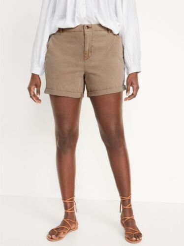 Old Navy Women’s High-Waisted OGC Pull-On Chino Shorts 5-inch inseam Size 3X