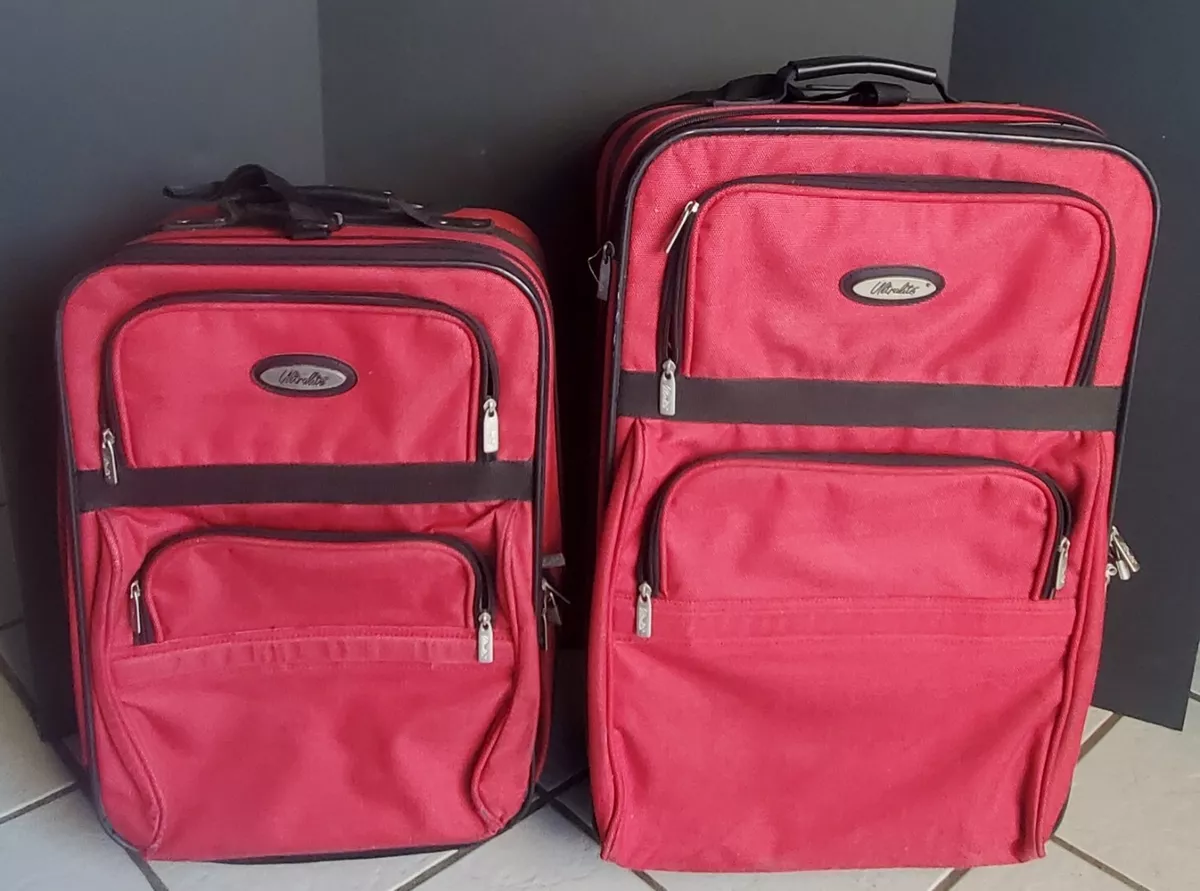 UltraLite 26" & 20" RED Check-in Expandable Soft