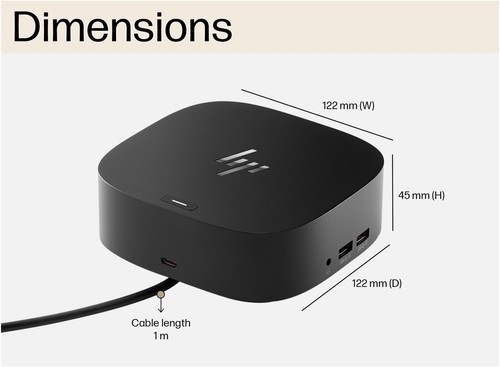 HP USB-C Dock G5 120W USB Type-C Docking Station - Nuovo CONFEZIONATO - Foto 8 di 9