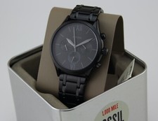 Fossil Fenmore 44 mm Black Stainless 