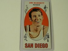 1969-70 TOPPS Basketball #51 JIM BARNETT San Diego Rockets - Rookie - Mid Grade