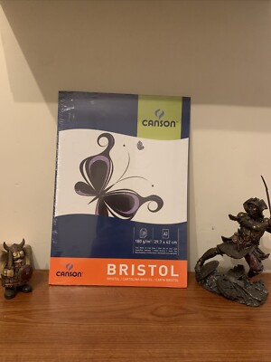 Canson Bristol Zeichenpapier A3 - 20 Blatt - extra weiß - 180g/m²