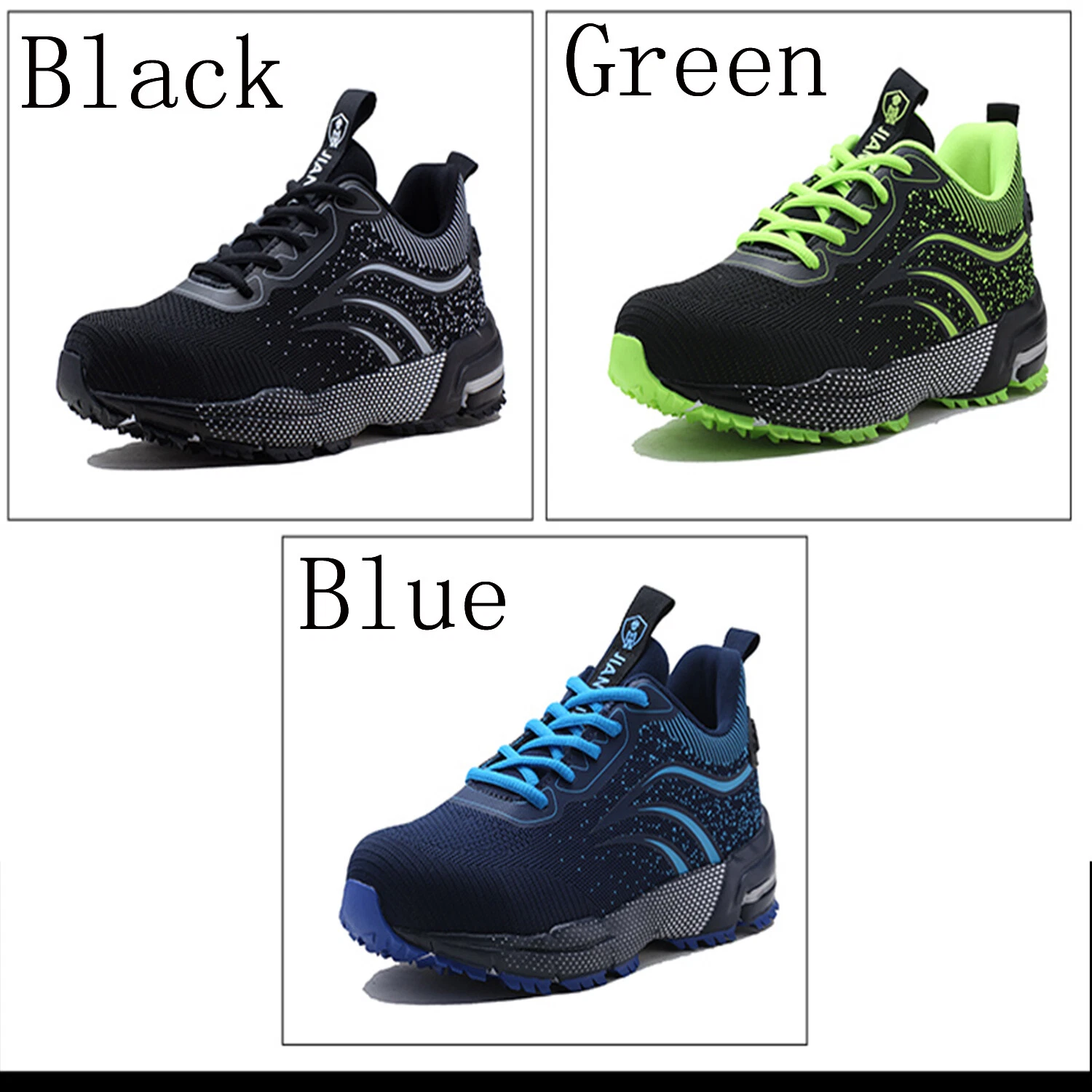 Mens Steel Toe Shoes Slip Safety Work Shoes Mesh Sneakers Indestructible Shoes