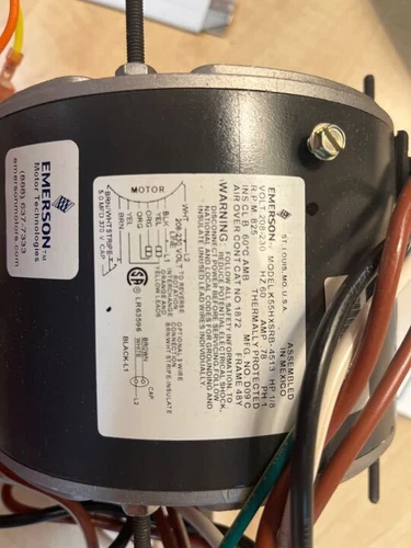NIDEC MOTOR CORPORATION (Emerson / US Motors) 1872 1/8 HP Condenser Fan, 5.6" Di