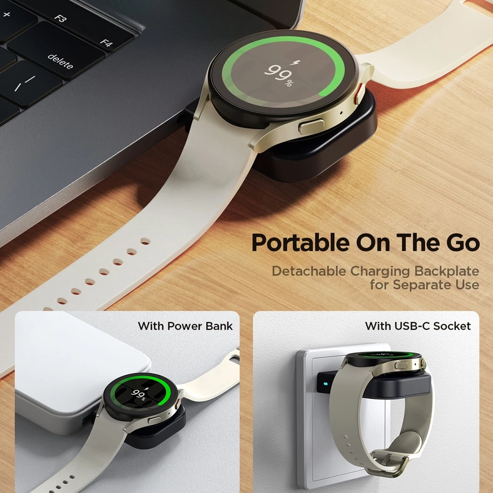 Cargador inalámbrico portátil para reloj Samsung Foto 4 de 4