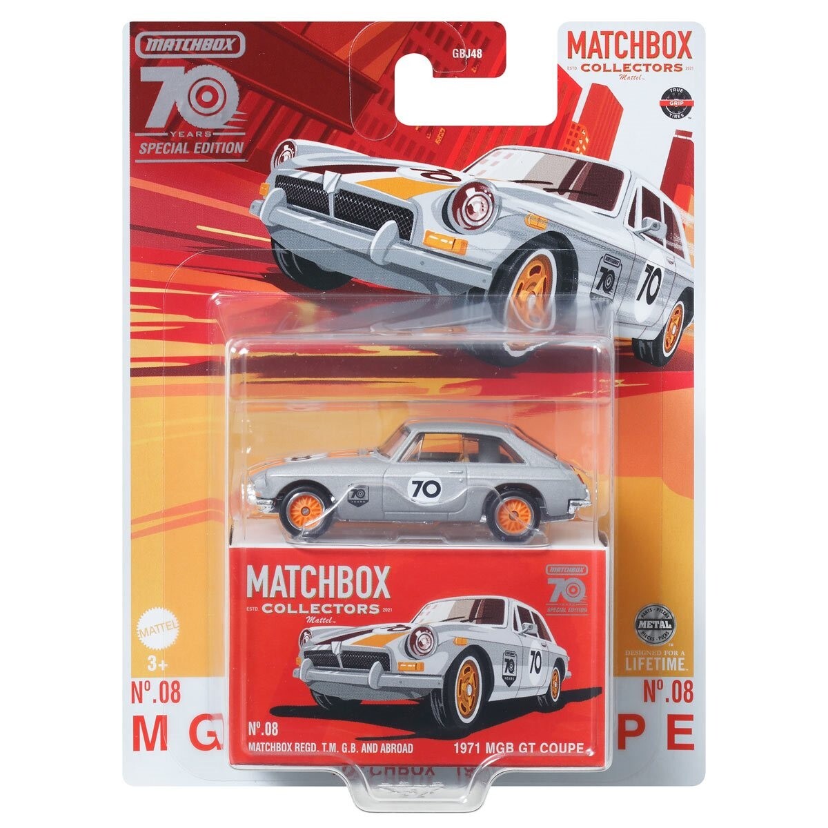 Matchbox - Collectors 70 Years Special Edition 08 1971 MGB Gt