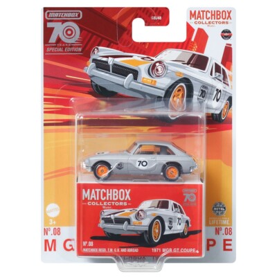 Matchbox - Collectors 70 Years Special Edition 08 1971 MGB Gt Coupe (BBHLJ66)