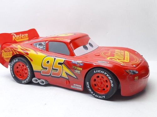 Disney Pixar Cars Lightning McQueen RC Radio Control Car Large Car - Picture 8 of 12