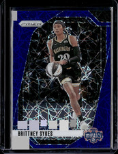 2024-25 Panini Prizm WNBA #80 Brittney Sykes Blue Velocity Mystics (53E)