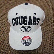 NWT Authentic Zepher BYU Brigham Young University Cougars White Snapback Hat Cap
