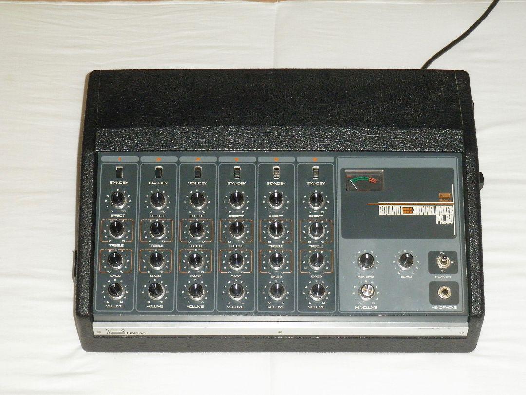 Used Roland PA-60 Channel Mixer Recording PA Equipment Used Roland PA-60 Channel Mixer Recording PA Equipment