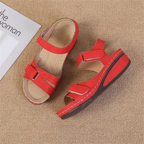 Women Sandals Anti-slip Summer Casual Orthopedic Open Toe Flats Beach Shoes Size - Bild 9 von 16