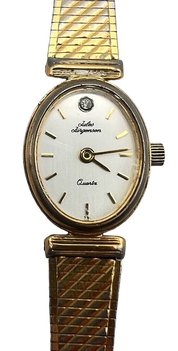 Vintage Jules Jurgensen Womens Wrist Watch Gemstone  display picture 2