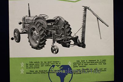 org. VK Prospekt David Brown Albion M.T.4 Semi mounted Power Drive Mower