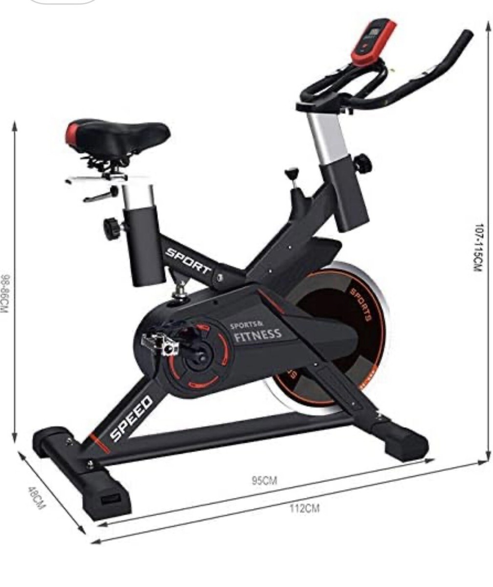 Bodytrain 7702 Exercise Bike IndoorTraining Cycling Bicycle Cardio 18kg  Flywheel