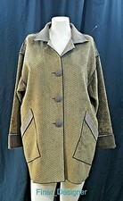 Elizabeth Garver Limited Jacket Artzy Blazer Light Coat Chenille Size M New $495