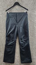 Obermeyer Black Ski Pants Straight Leg Zip Up Snow Pants Women's Size 6