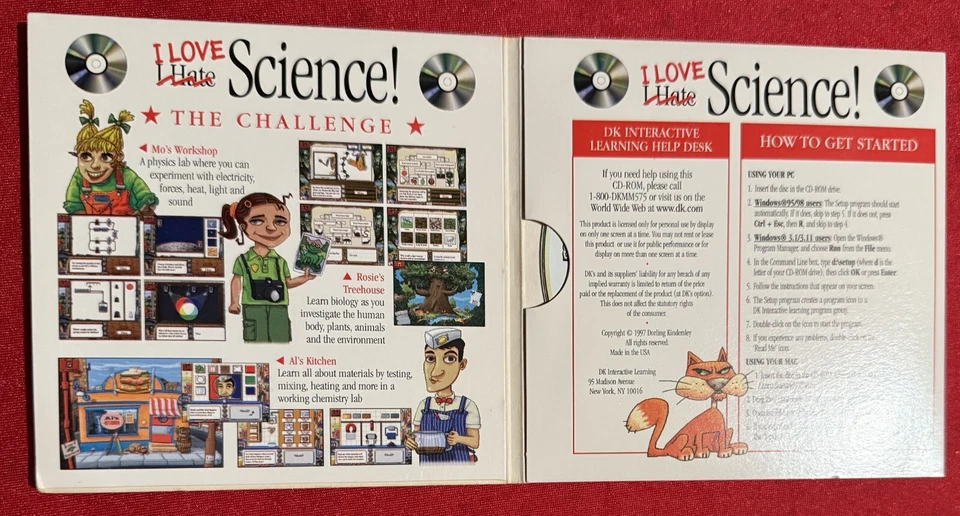 Dorling Kindersley, I Love Science, Windows 95/98, Untested - Image 3 of 4