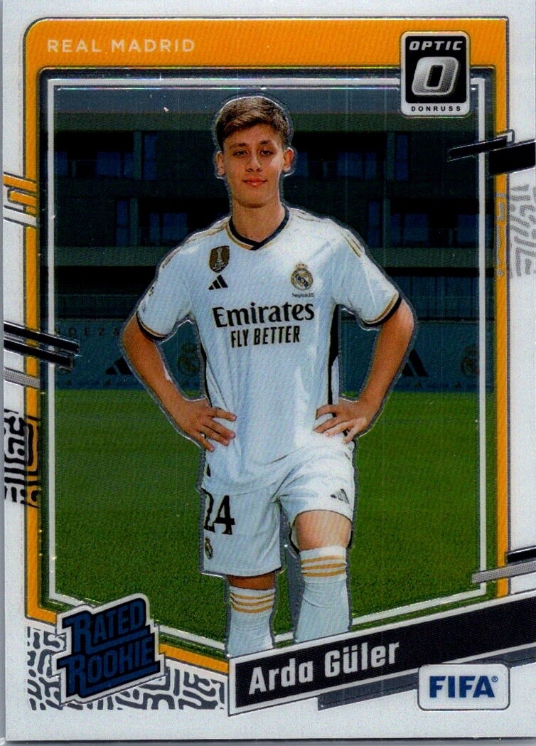 2023-24 Panini Donruss FIFA Optic Rated Rookie #184 Arda Guler RC Real Madrid