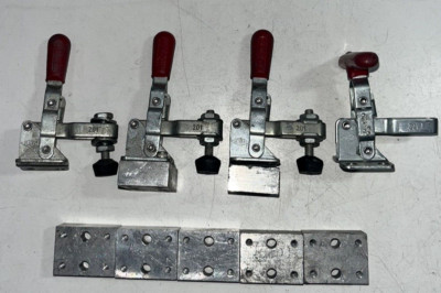 DESTACO 201-TU & 201-U Vertical Manual Hold Down Clamps Low Profile Set of 4
