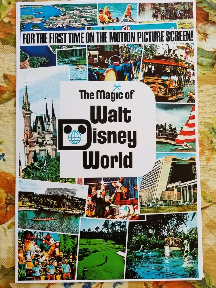 Disney World Movie Poster Print 13x19 Matte Wall Art  