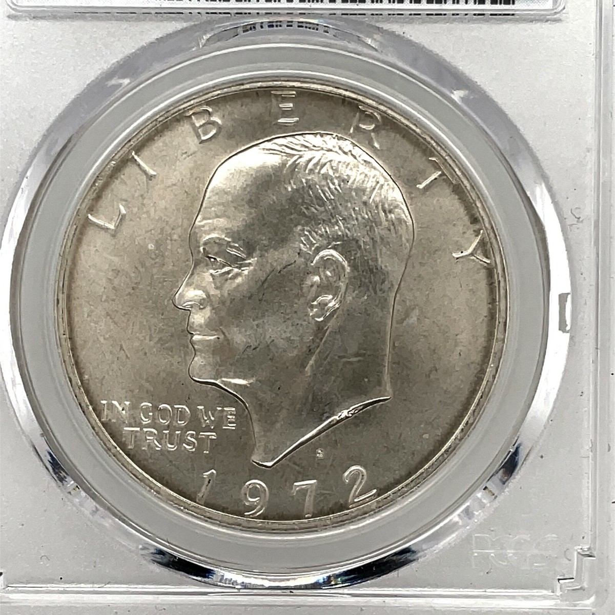 Ike $1 PCGS MS67 Silver 1972-S Very Possible DDO Eisenhower Dollar