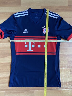 BAYERN MUNICH 2017 2018 AWAY FOOTBALL SHIRT SOCCER JERSEY ADIDAS