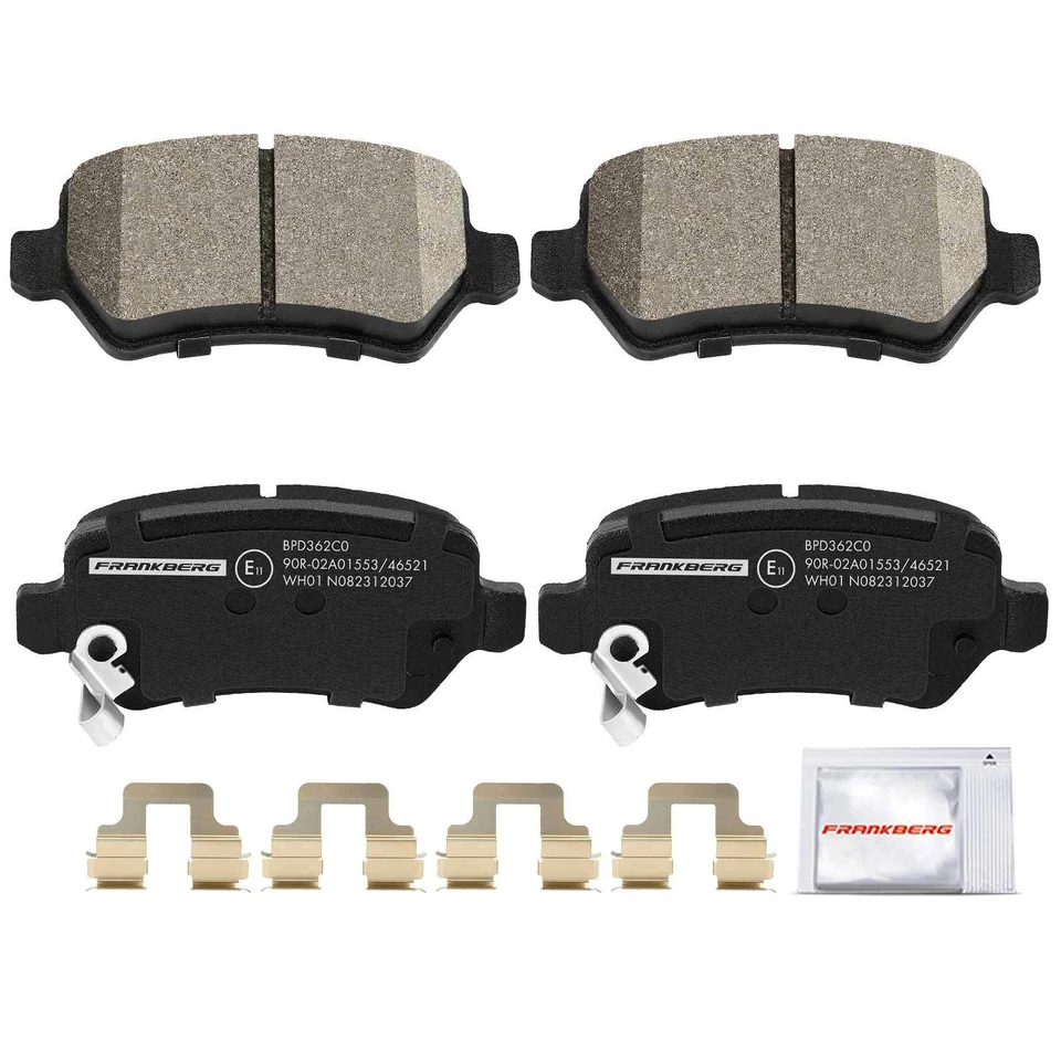 Bremsbeläge Bremsbelagsatz Hinten für Opel Astra G H Combo Meriva Zafira A B - Bild 2 von 4