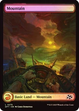 MTG FOIL Mountain 275 Full Art  - Aetherdrift #275