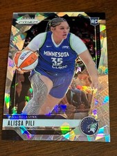 2024 Panini Prizm WNBA Alissa Pili Minnesota Lynx Silver Cracked Ice #83