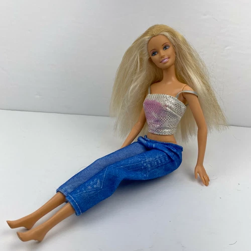 Jewel Girl Barbie Doll Ever Flex Waist Vintage 1990's Barbie Squishy Belly BC45