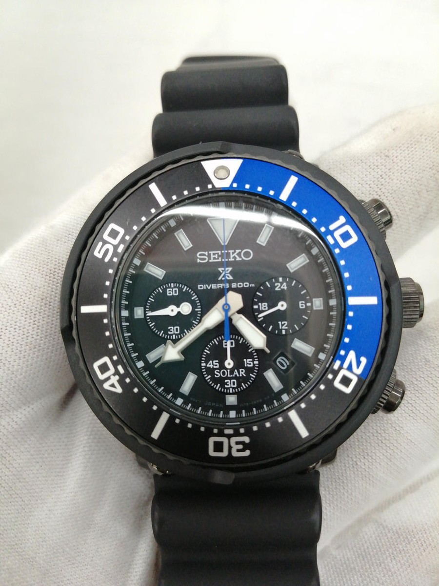 時計 SEIKO Prospex Diver LOWERCASE V175-0DV0 SEIKO LOWERCASE Prospex Diver s Solar Wristwatch V175 0DV0 | eBay