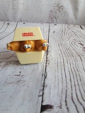 Vintage 1989 Burger King Kids Meal Rolling Racers Chicken Tenders Food Toys