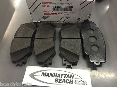 2009-2012 RAV4 NAP 4CYL W/3RD ROW SEAT & V6 FRONT BRAKE PADS GENUINE TOYOTA