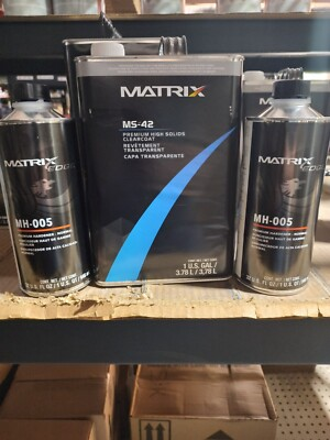 #ad #ad Matrix MS 42 Premium High Solids 6 Quart Clear Coat Kit. Normal Slow or Fast $380.00