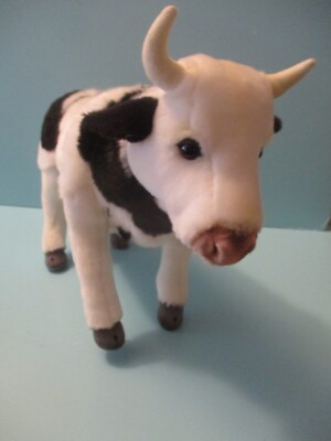 Hansa Black & White Cow 18'' Mint with Tags & Booklet 2015 # 4775