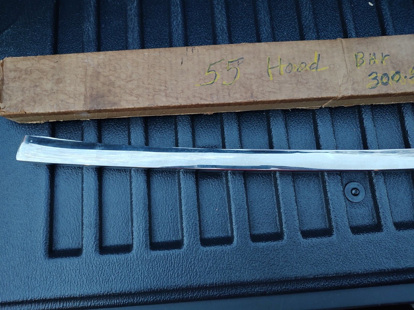 NOS 1955 Chevrolet Chevy Belair Nomad Front Hood Lip Molding Trim OEM