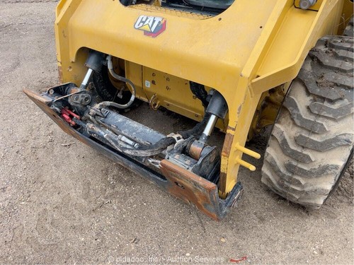 2023 Caterpillar 262D3 Skid Steer Wheel Loader Cab 2 Speed Aux Hyd Q/C bidadoo - Picture 9 of 12