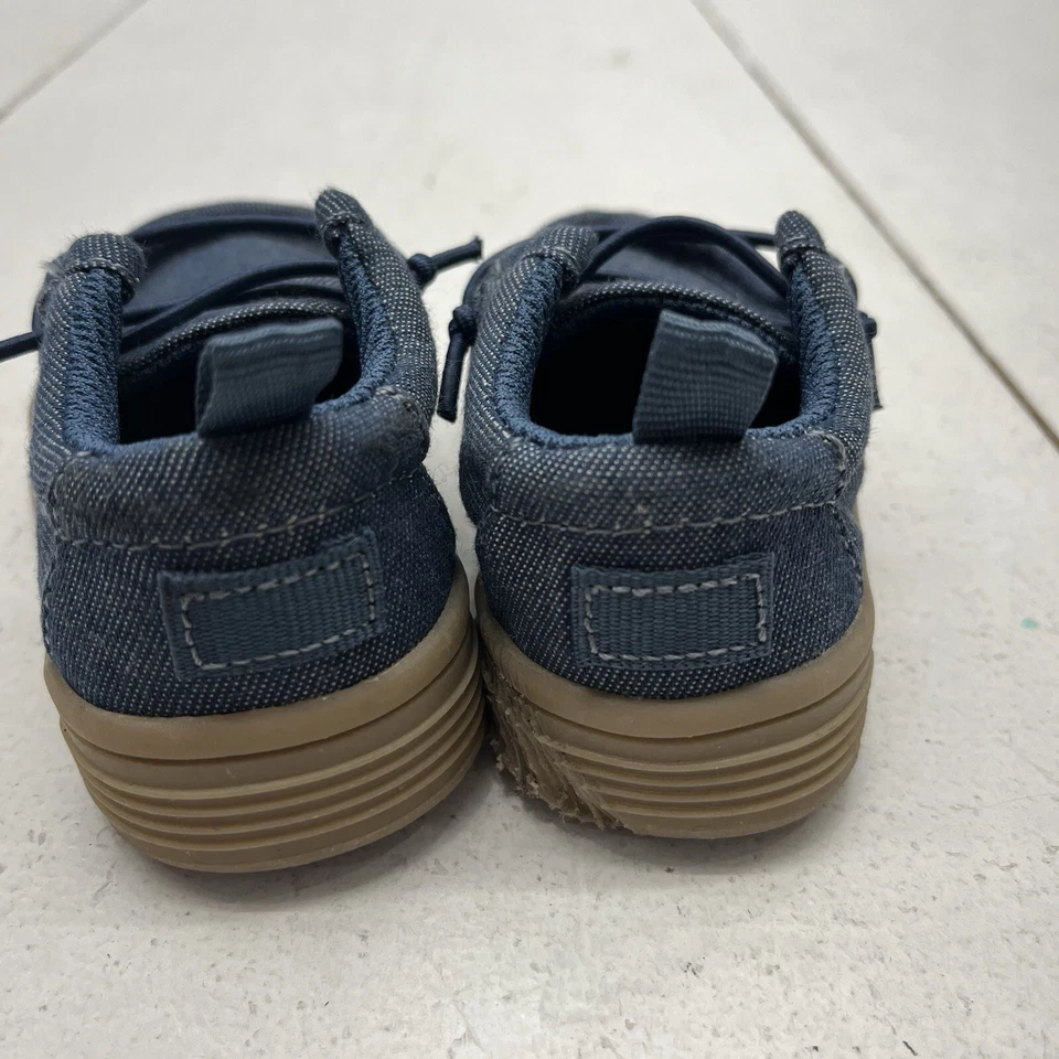 Zapatos sin cordones Baby Gap azul cambray mocasín zapatillas niños talla 5 DEFECTUOSOS Foto 4 de 4