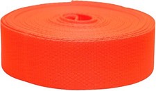 Strapworks Colored Flat Nylon Webbing - Strap For Arts And Crafts, Dog Leashes,