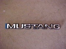 New 1979-1986 Ford Mustang Deck Lid Emblem - Svo Ssp Gt Police Saleen L Gl Cobra