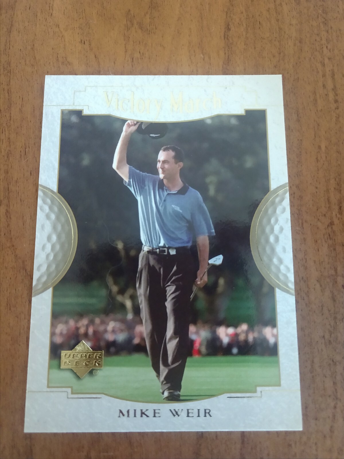2001 Upper Deck Victory March Mike Weir #166 Rookie RC