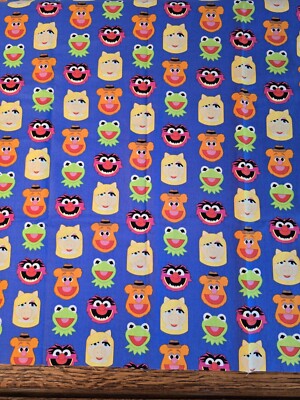 New, Unwashed Muppets Friends c Disney For Springs Creative Fabrics c 2015 23...