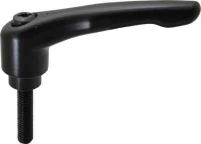 KIPP Cast Zinc Adj Clamping Lever w/Steel Components, 3/8-16 Threaded Stud