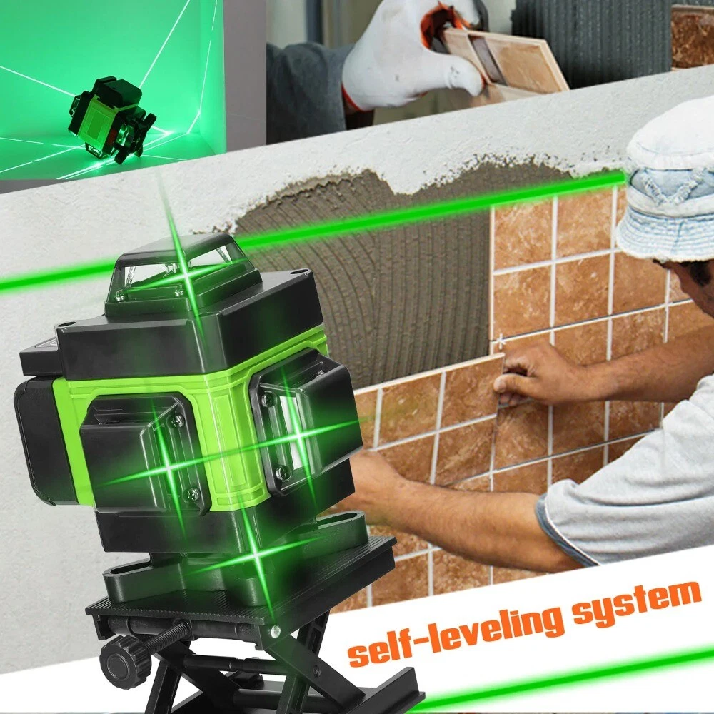 Rechargeable Laser Level with Vertical Cross Lines and Lithium Battery